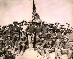 Colonel Theodore Roosevelt, and the "Rough Riders"