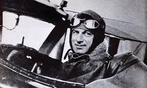 Mitchell about to fly an air mission during the First World War 