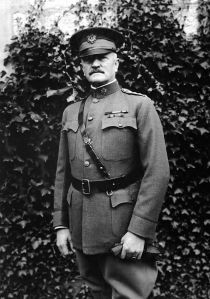 Pershing at General Headquarters in Chaumont, France, October 1918