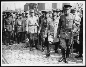 General Pershing In France Leading the American Expeditionary Force (AEF) 